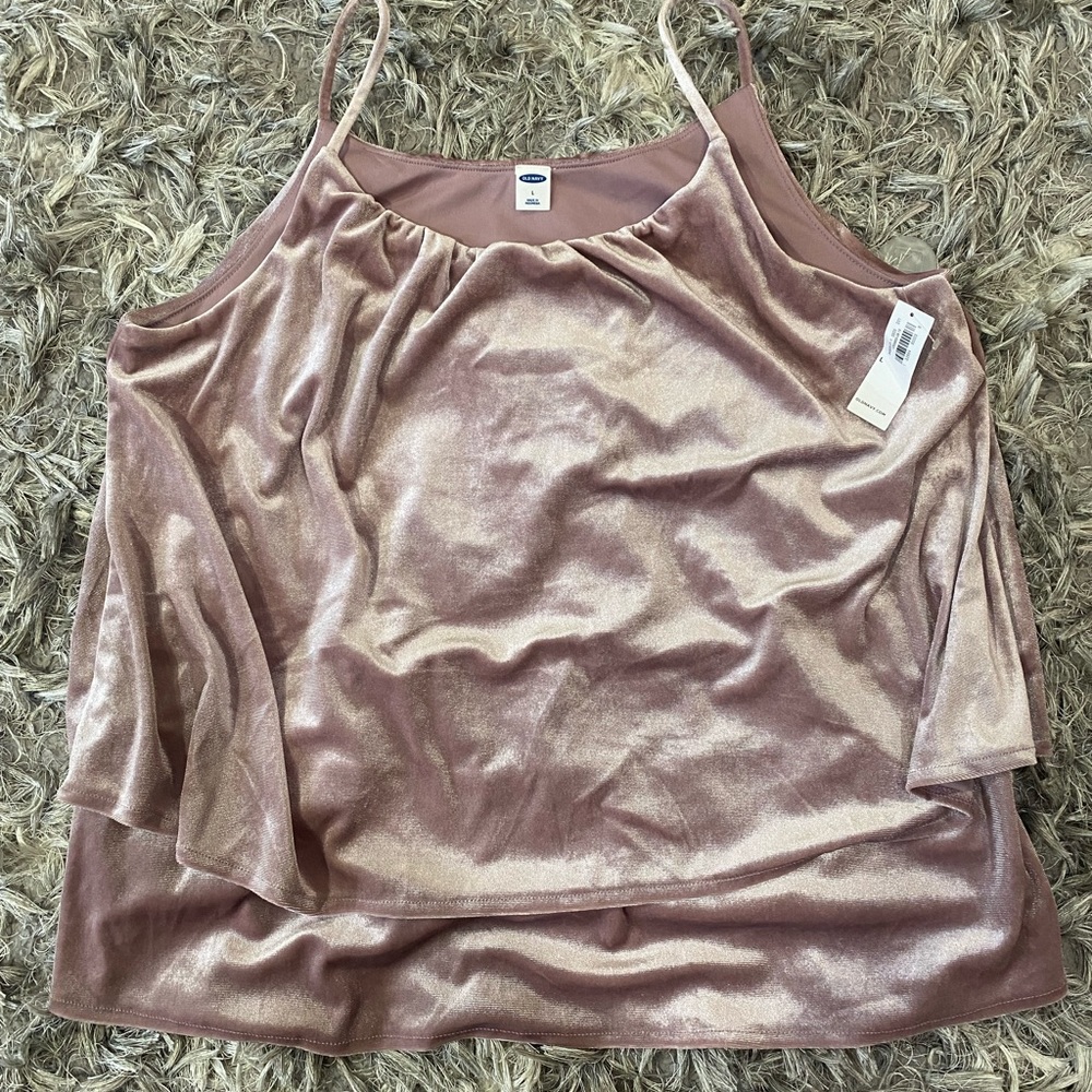 Top - shimmery pink